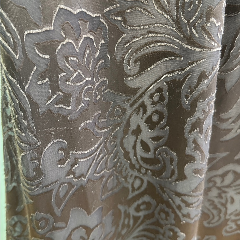 Anthropologie Black and Brown Midi Dress - Picture 7 of 7